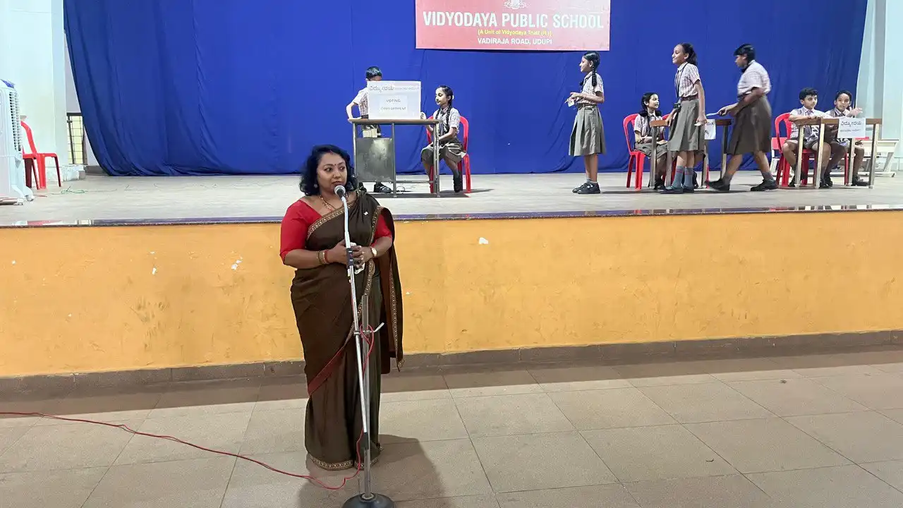 Vidyodaya Public School Udupi Mock Election