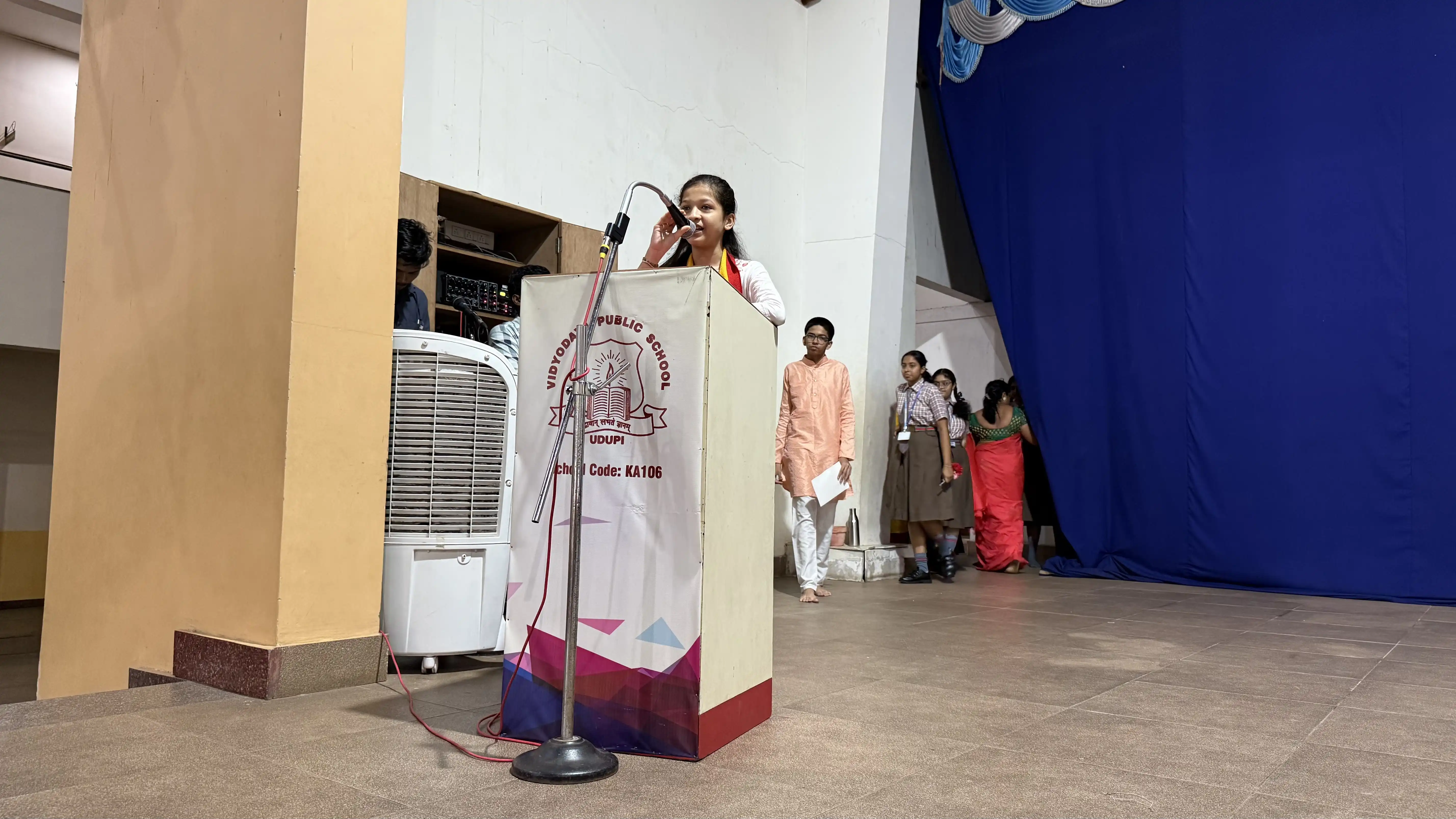 Karnataka rajyotsava celebrations at Vidyodaya Public Shcool, Udupi