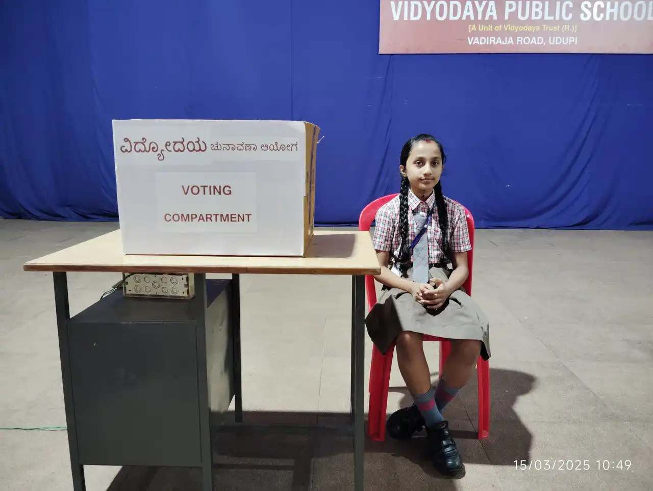 Vidyodaya Public School Udupi Mock Election