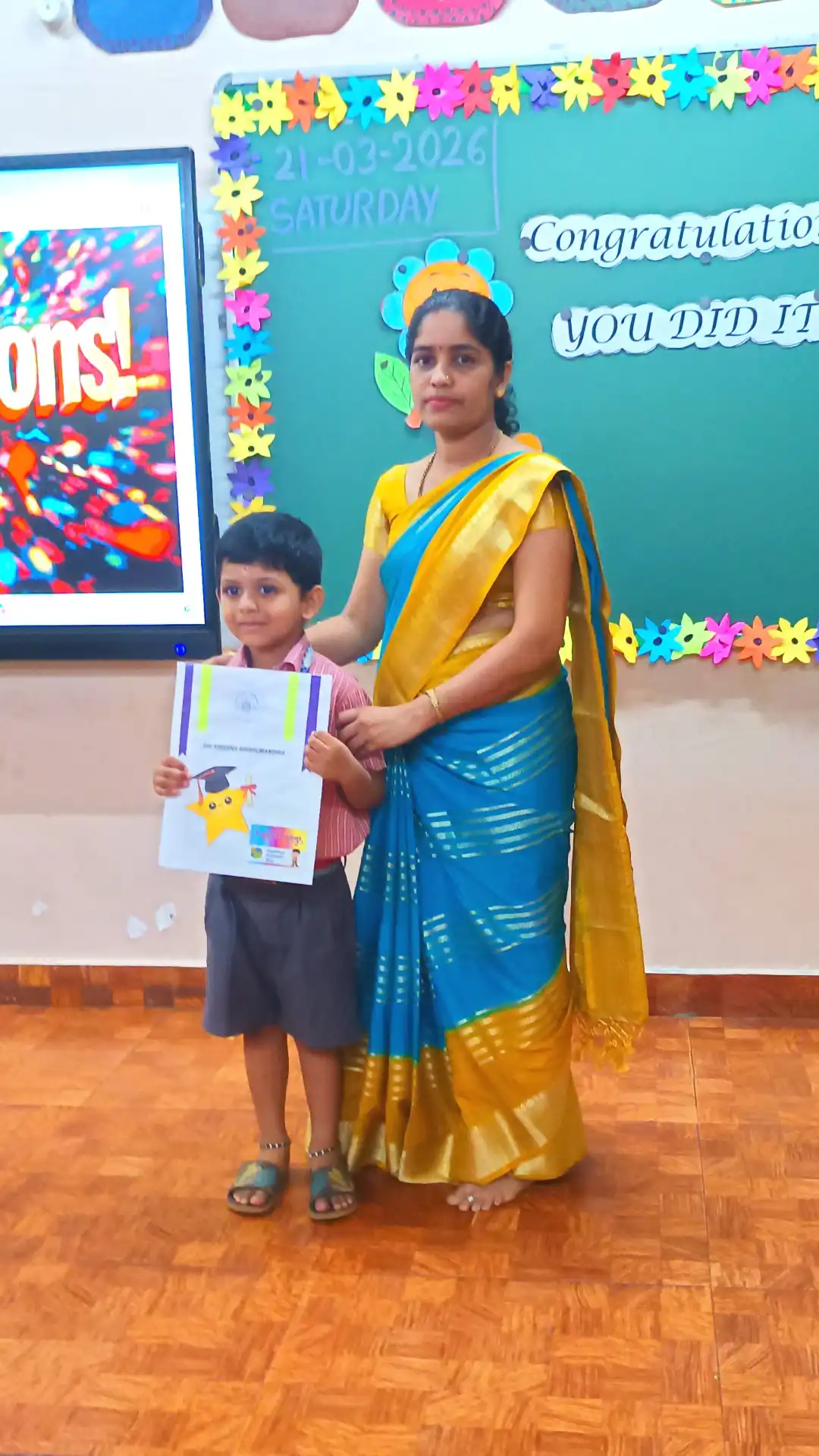 UKG Graduation Day 2026 and Merit Certificate Distribution at Vidyodaya Public School