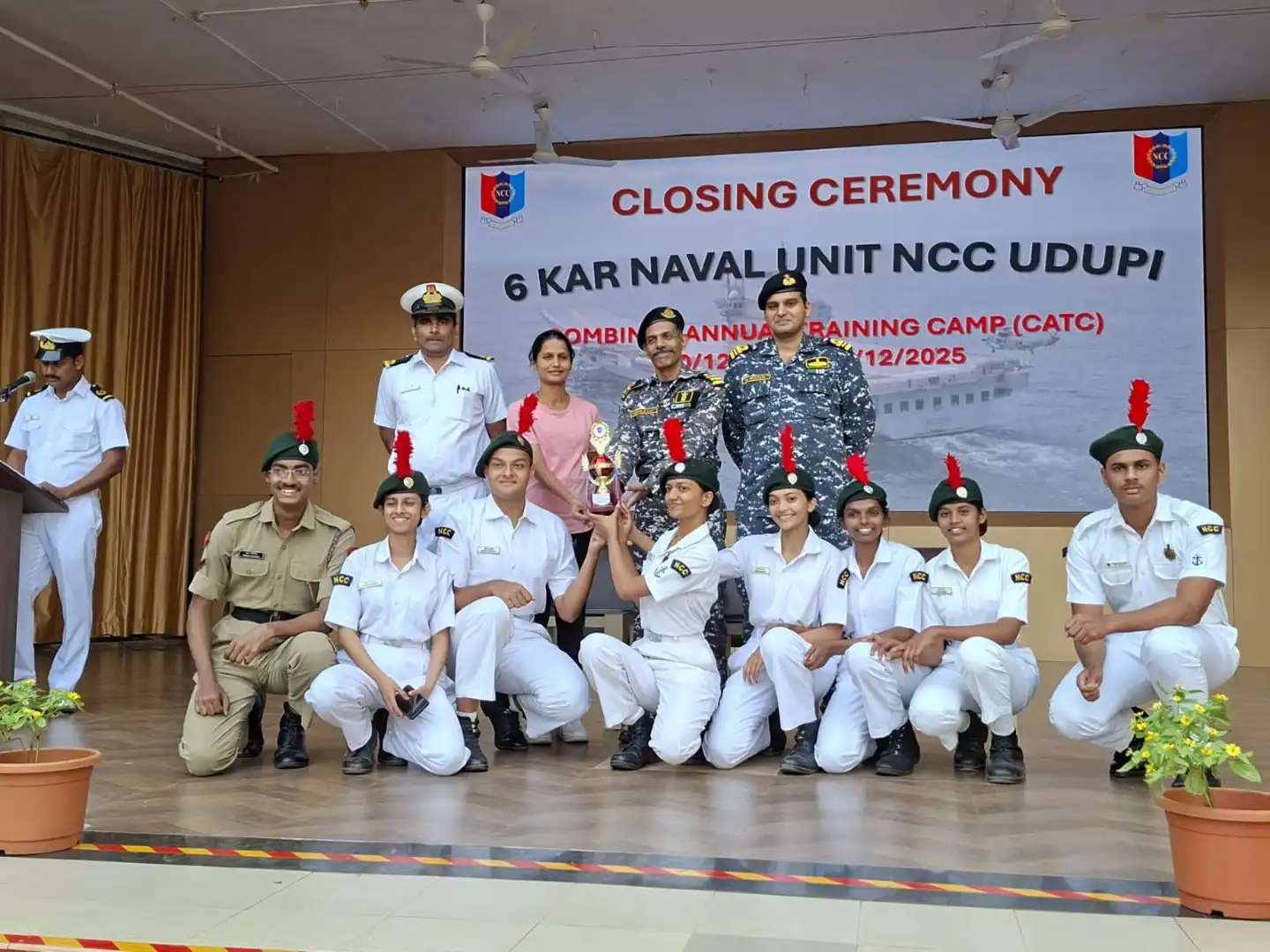 NCC cadets of Vidyodaya Public School at CATC Manipal