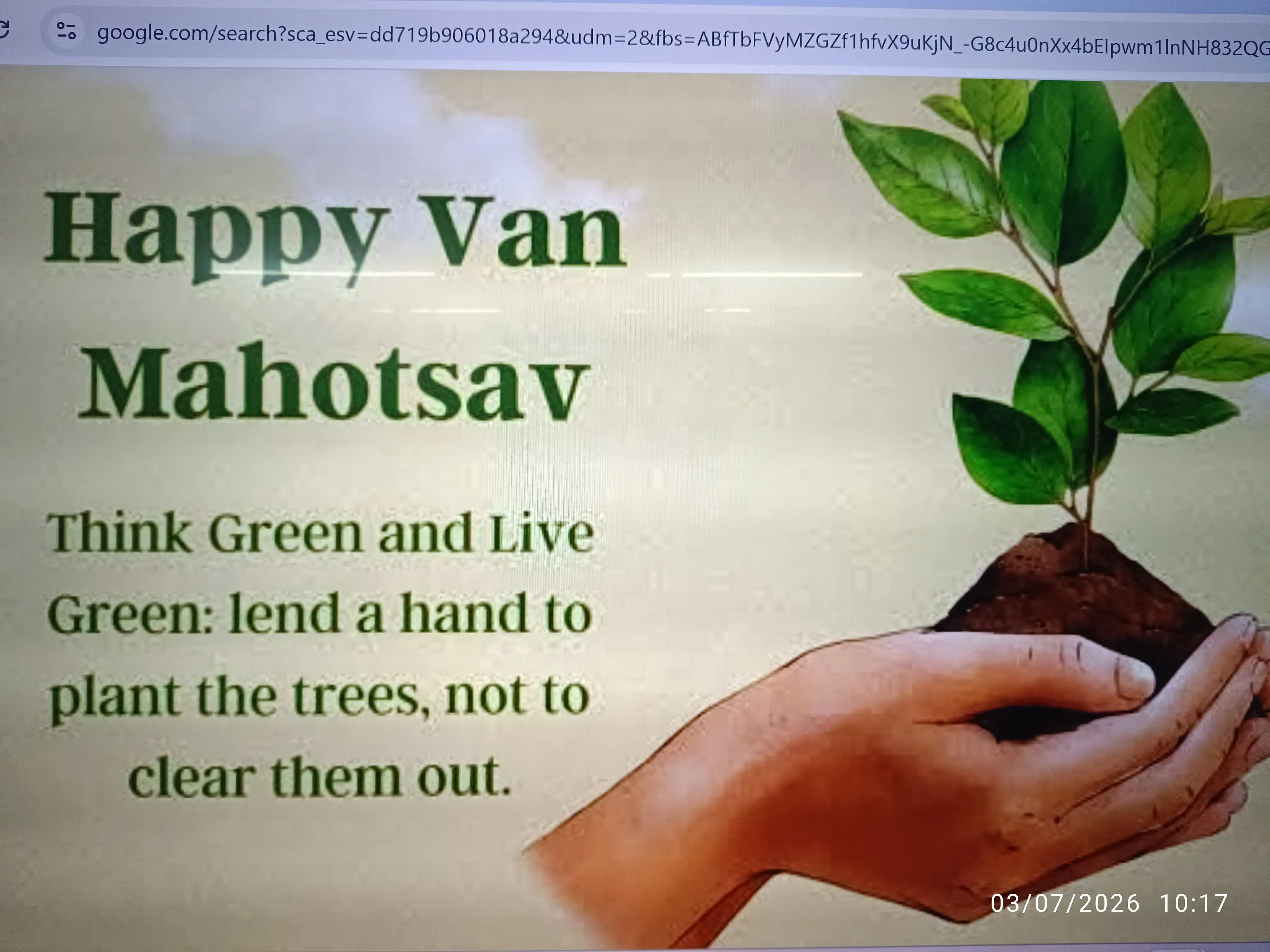 Vanamahotsava Celebration at Vidyodaya Public School