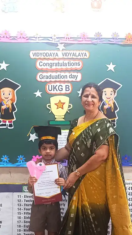 UKG Graduation Day 2026 and Merit Certificate Distribution at Vidyodaya Public School