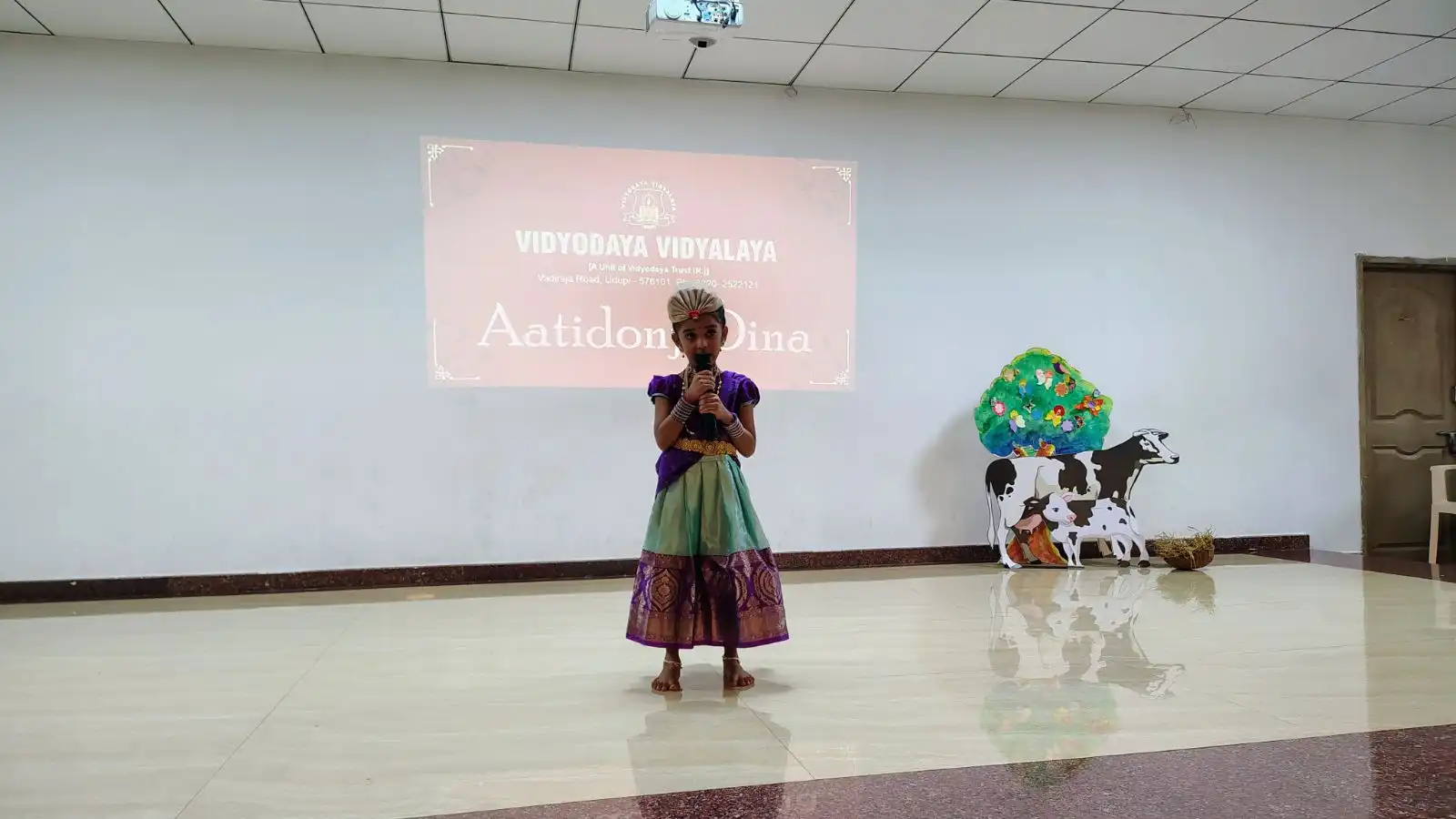 Aatidonji dina celebrations at Vidyodaya Public School Udupi