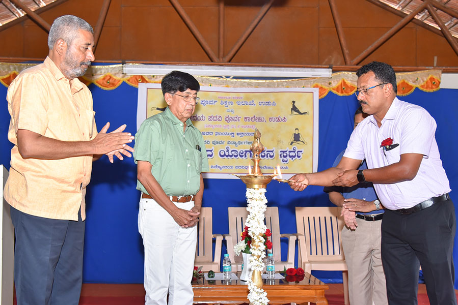 Vidyodaya P U College Yogasana Competition