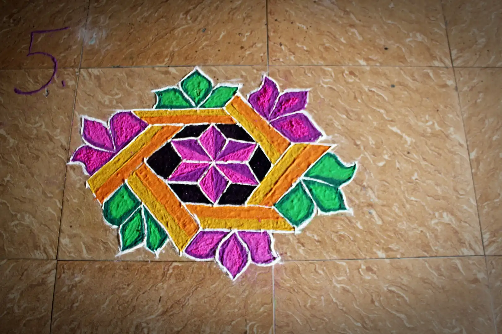 Rangoli Competition held at Vidyodaya P U College, Udupi