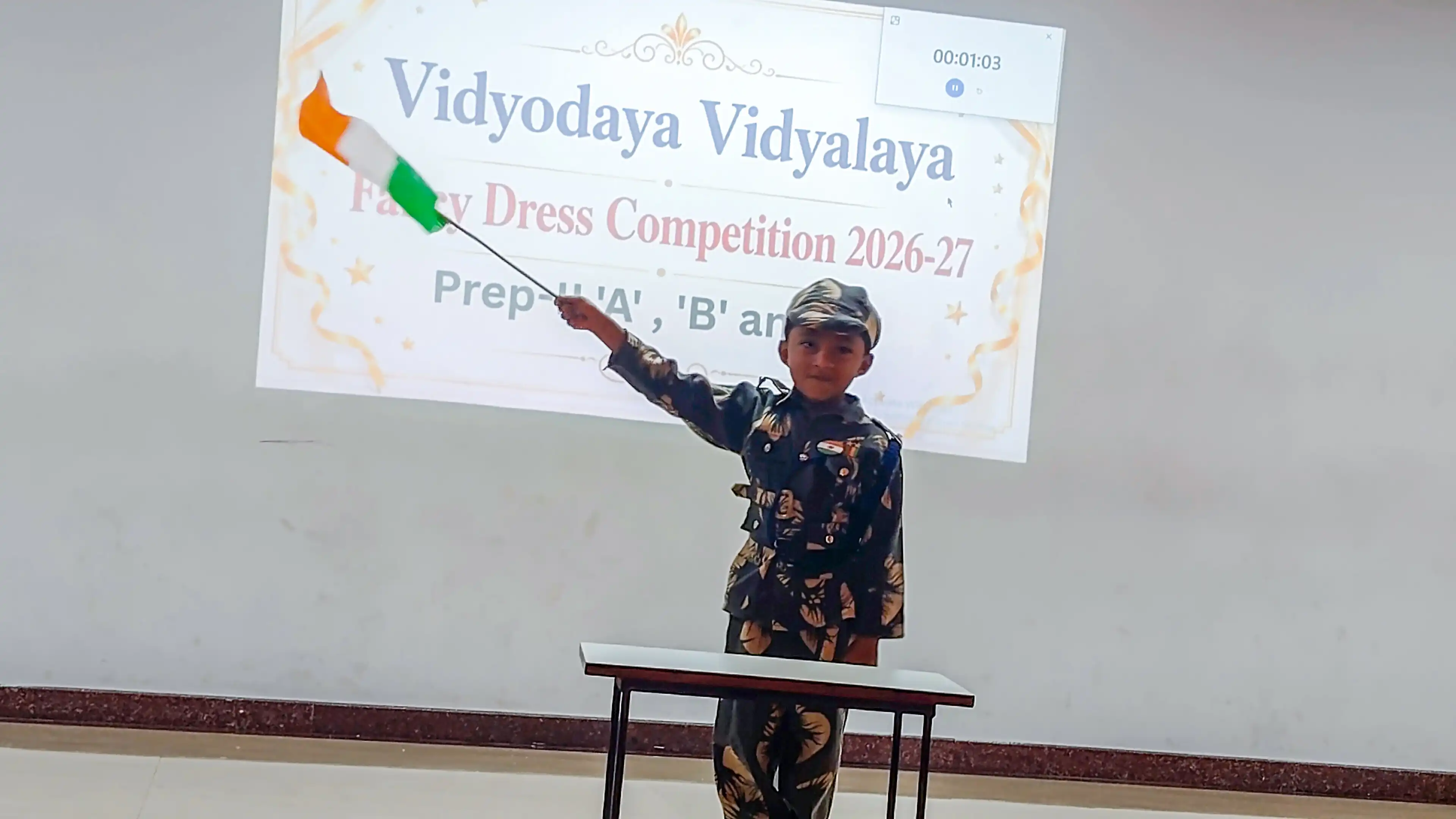 Vidyodaya Public School conducts Fancy Dress Competition for Prep II students