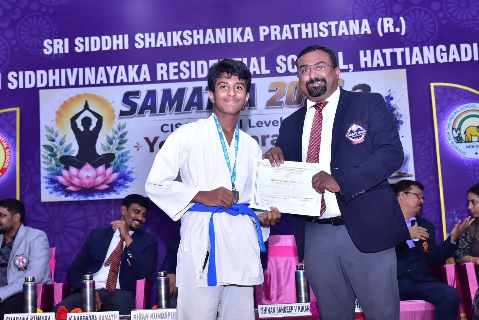 Vidyodaya Public School karate champions