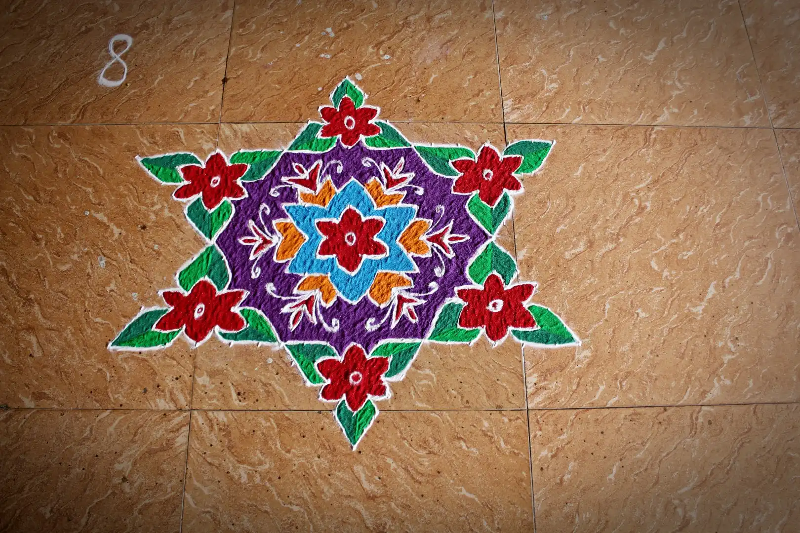 Rangoli Competition held at Vidyodaya P U College, Udupi