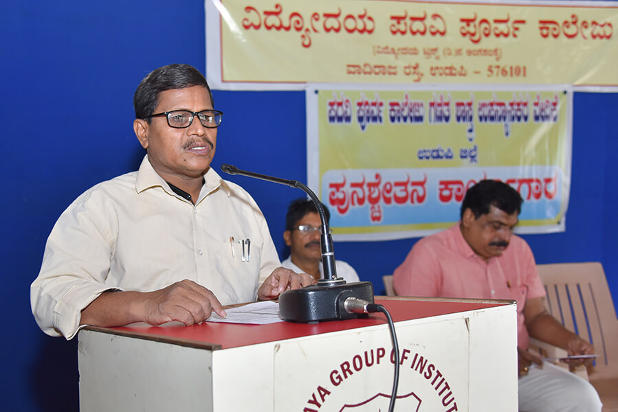 Mathematics Workshop Vidyodaya PU College, Udupi