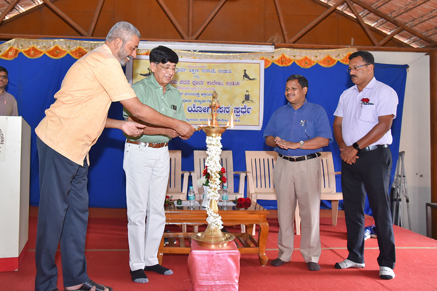 Vidyodaya P U College Yogasana Competition