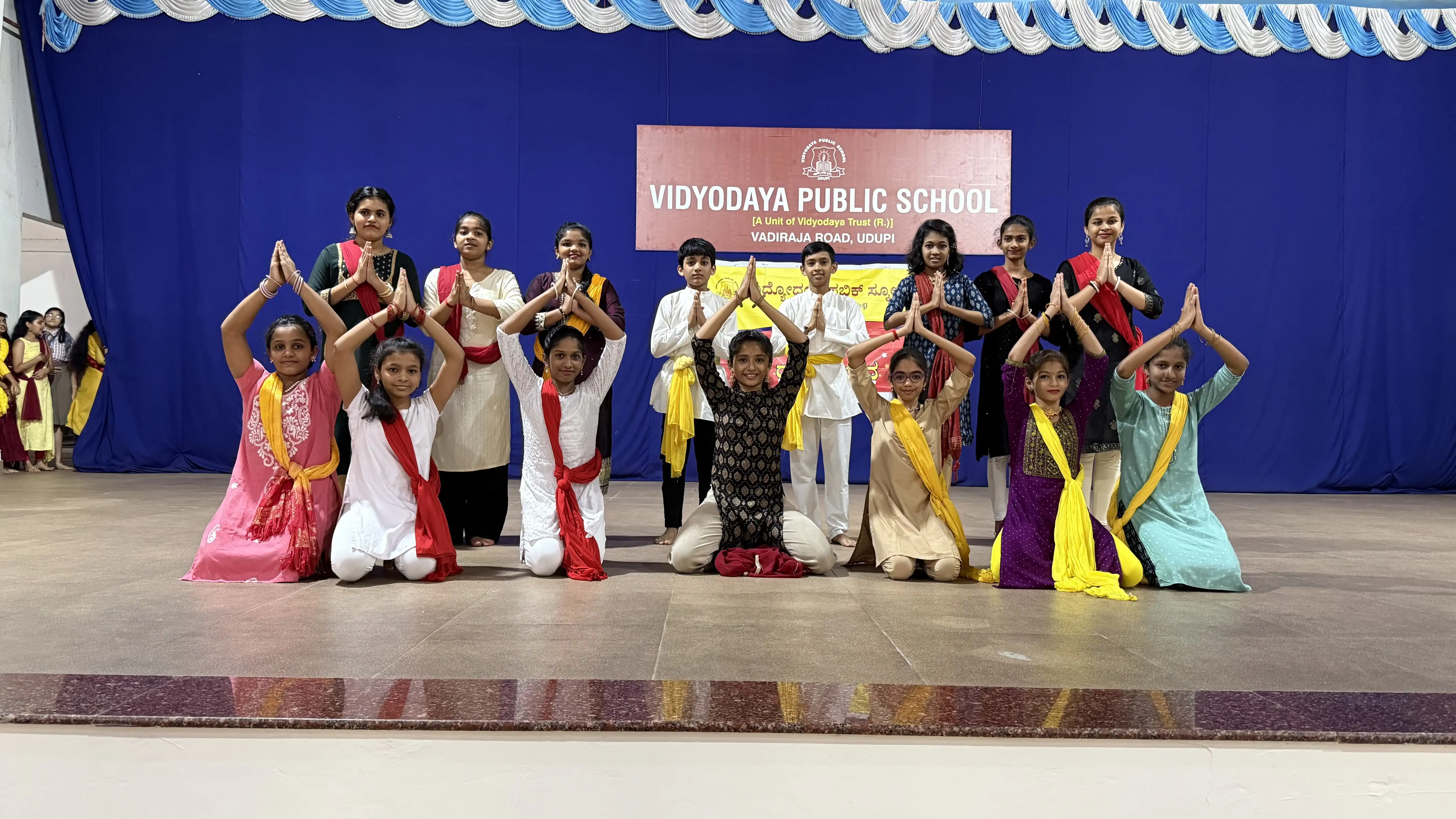 Karnataka rajyotsava celebrations at Vidyodaya Public Shcool, Udupi