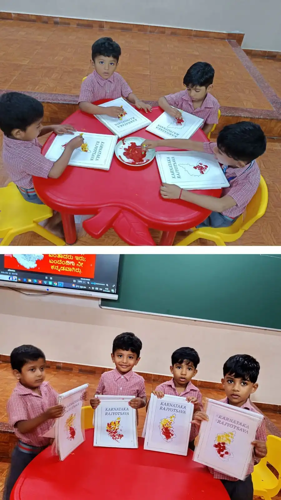 Karnataka Rajyotsava Celebration at Vidyodaya Public School Udupi