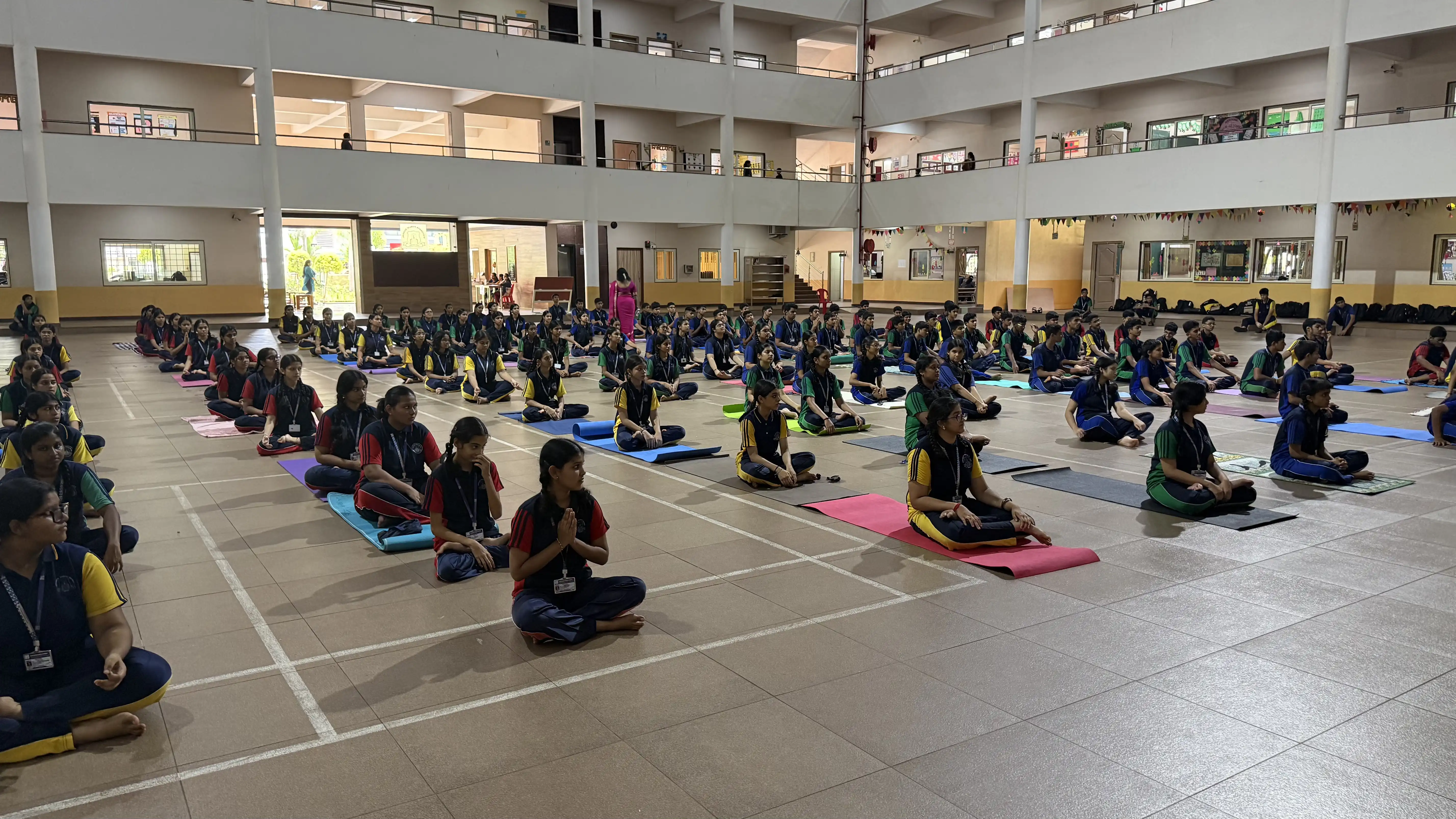 International Yoga Day celebration at Vidyodaya Public School