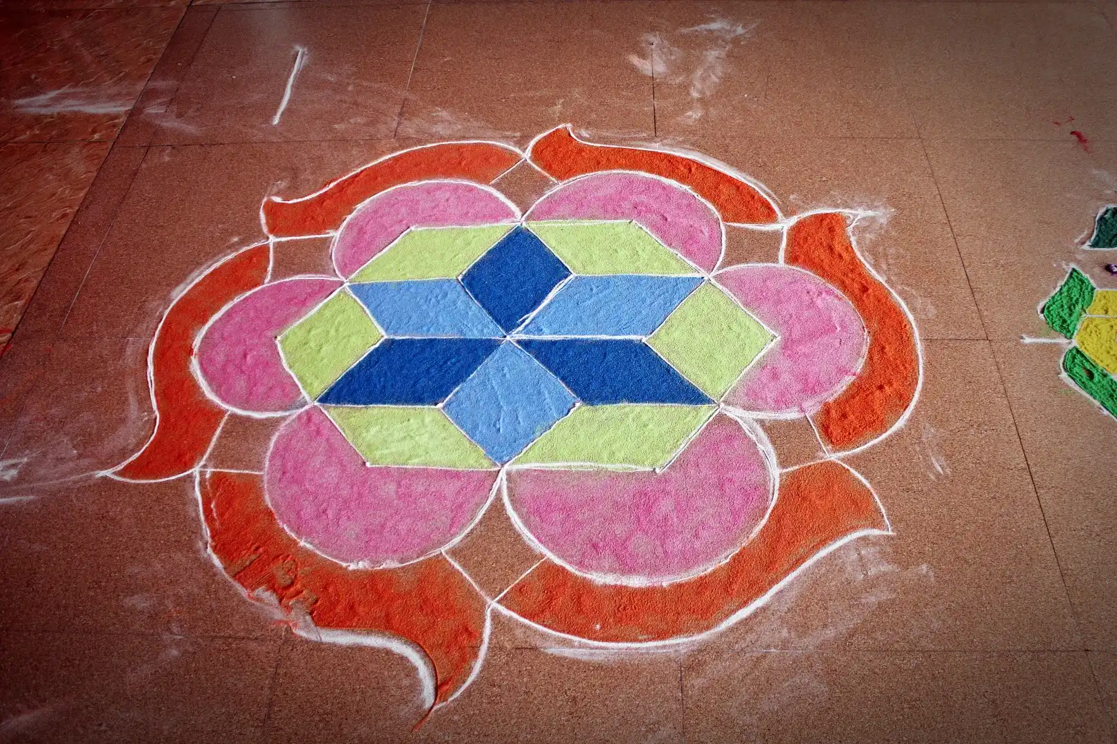 Rangoli Competition held at Vidyodaya P U College, Udupi