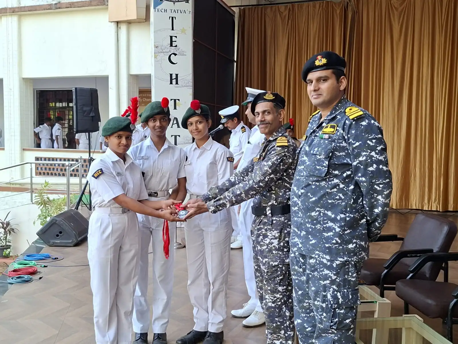 NCC cadets of Vidyodaya Public School at CATC Manipal