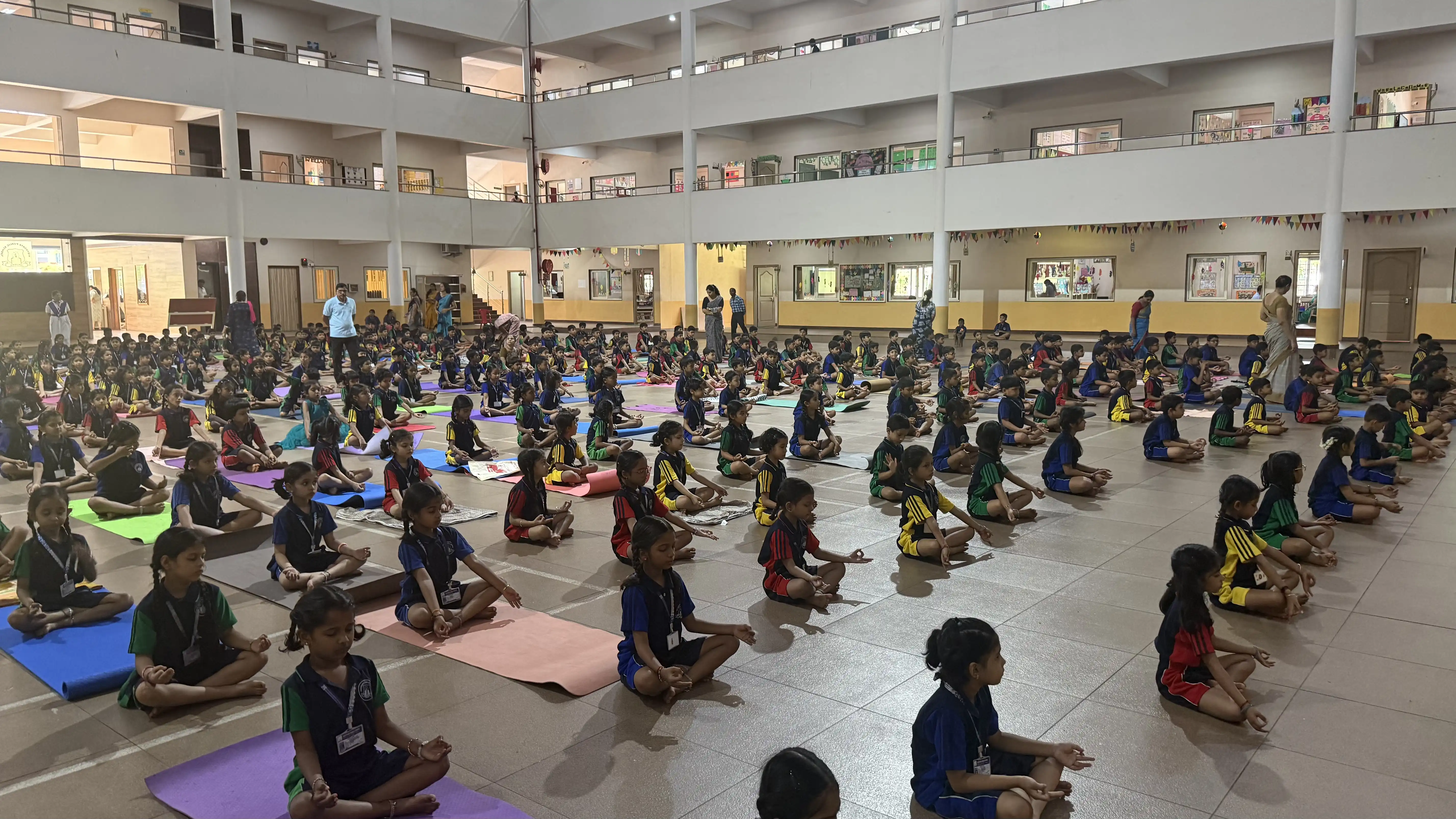International Yoga Day celebration at Vidyodaya Public School