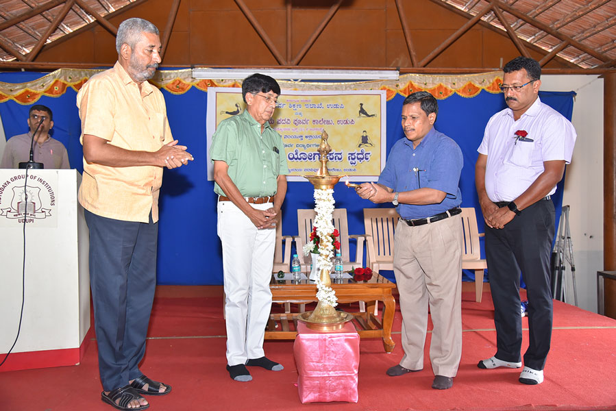 Vidyodaya P U College Yogasana Competition