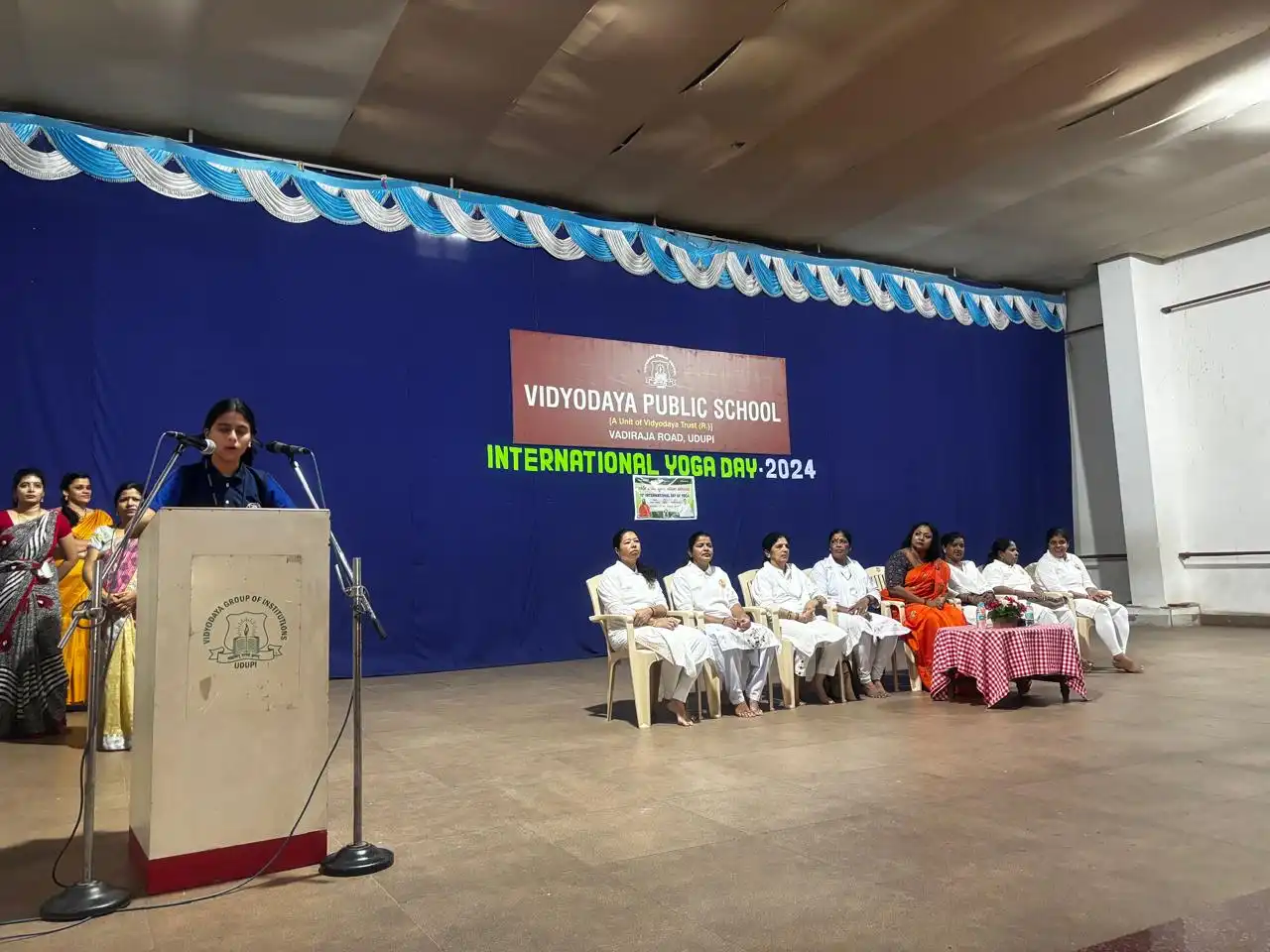 Vidyodaya Public School Udupi International Yoga Day
