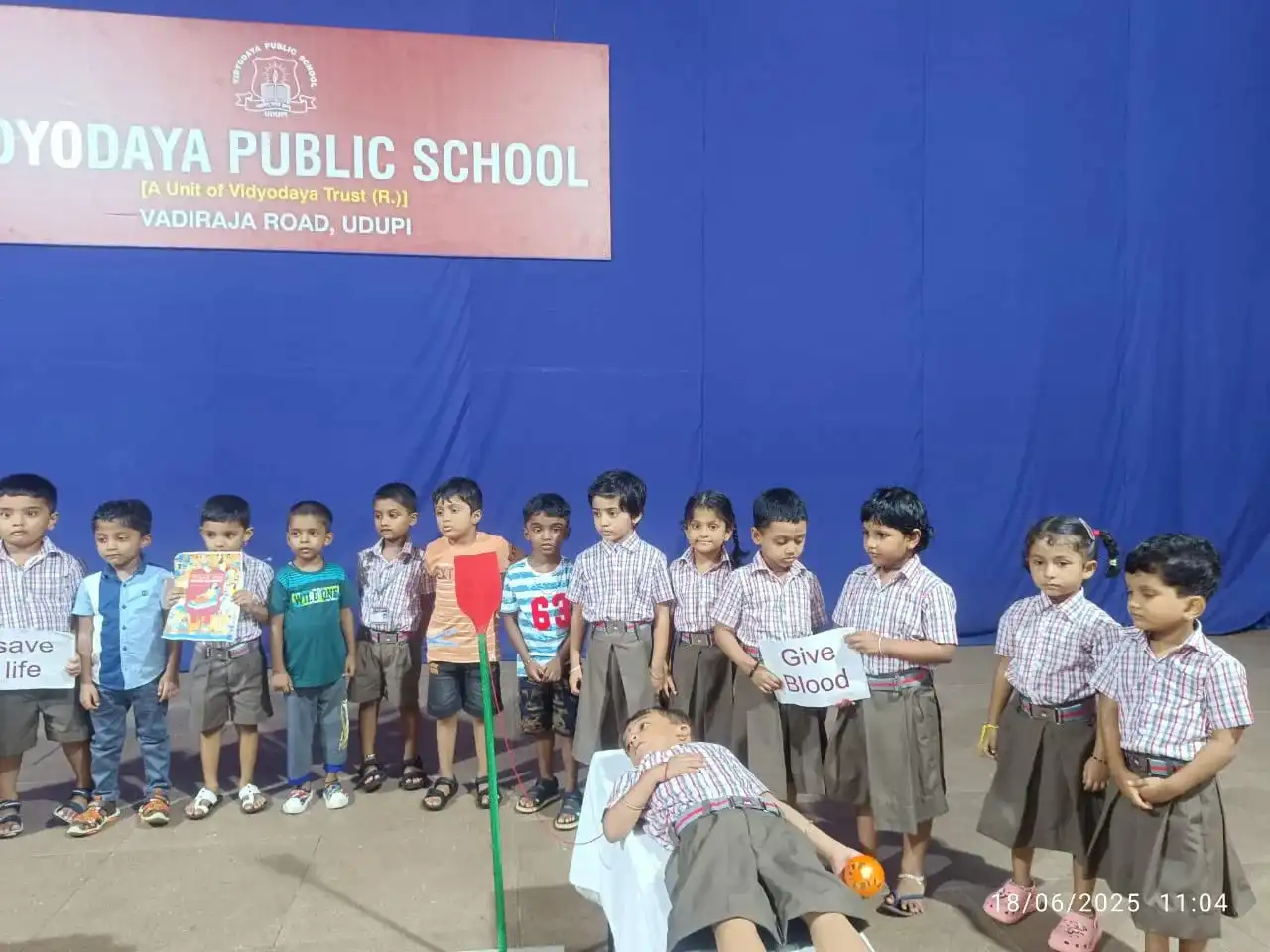 Vidyodaya Public School World Blood Donor Day