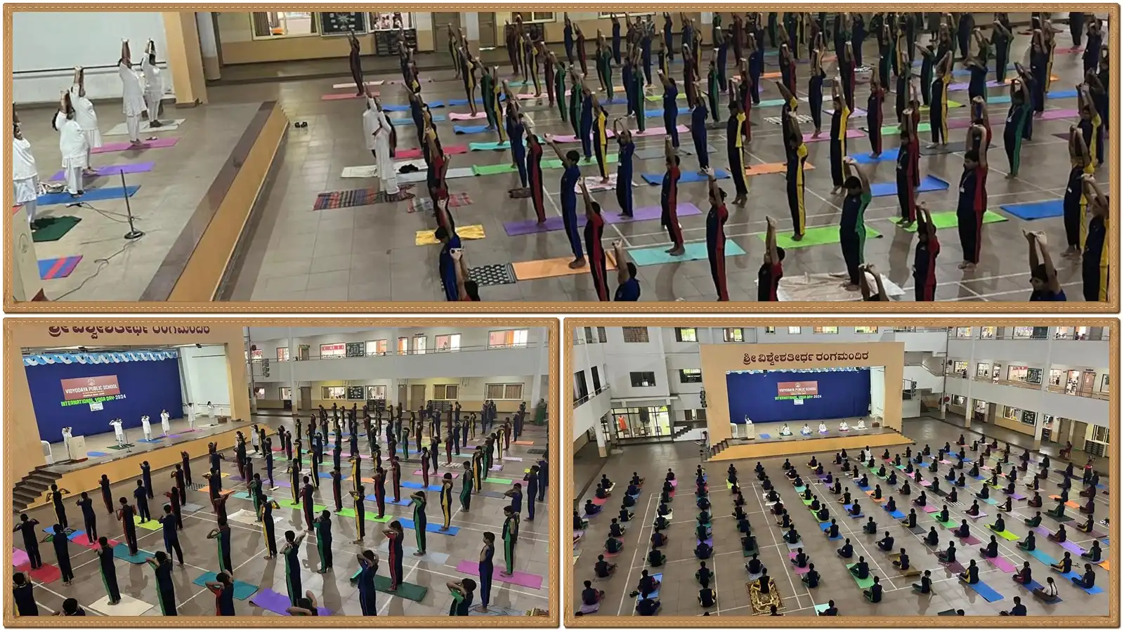 Vidyodaya Public School Udupi International Yoga Day