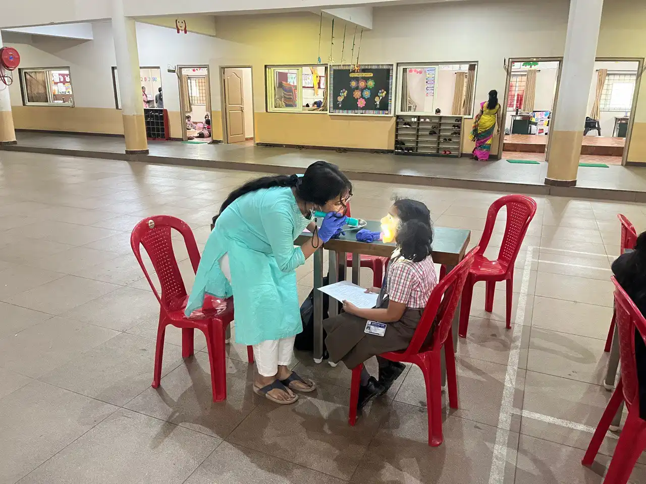 Medical Checkup at Vidyodaya Public School Udupi