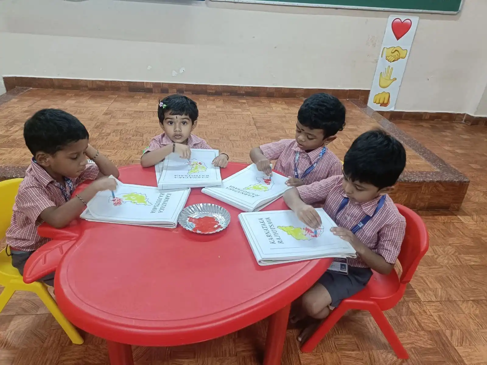 Karnataka Rajyotsava Celebration at Vidyodaya Public School Udupi