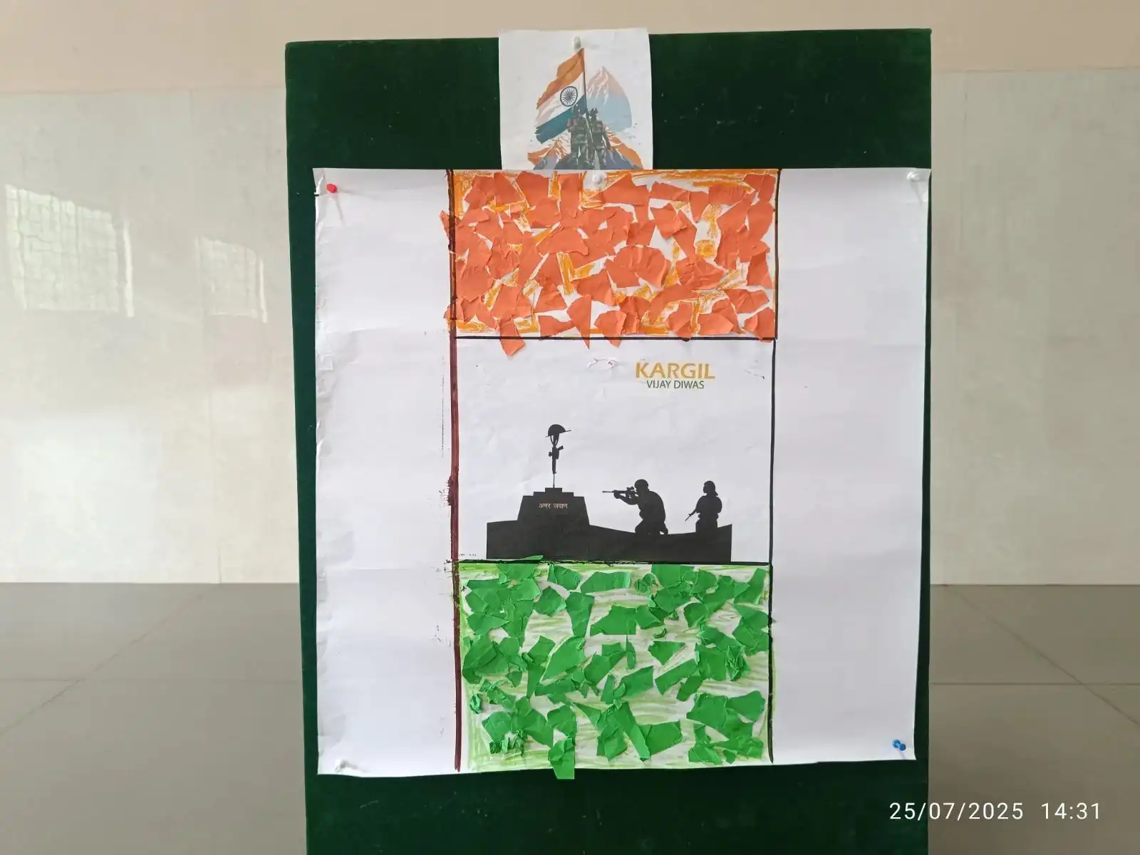 Vidyodaya Public School Udupi celebrating Kargil Vijay Divas