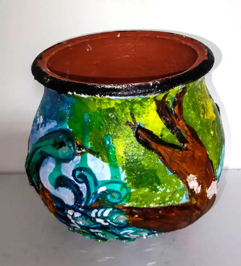 Pot Painting Competition 2025 Vidyodaya PU College Udupi