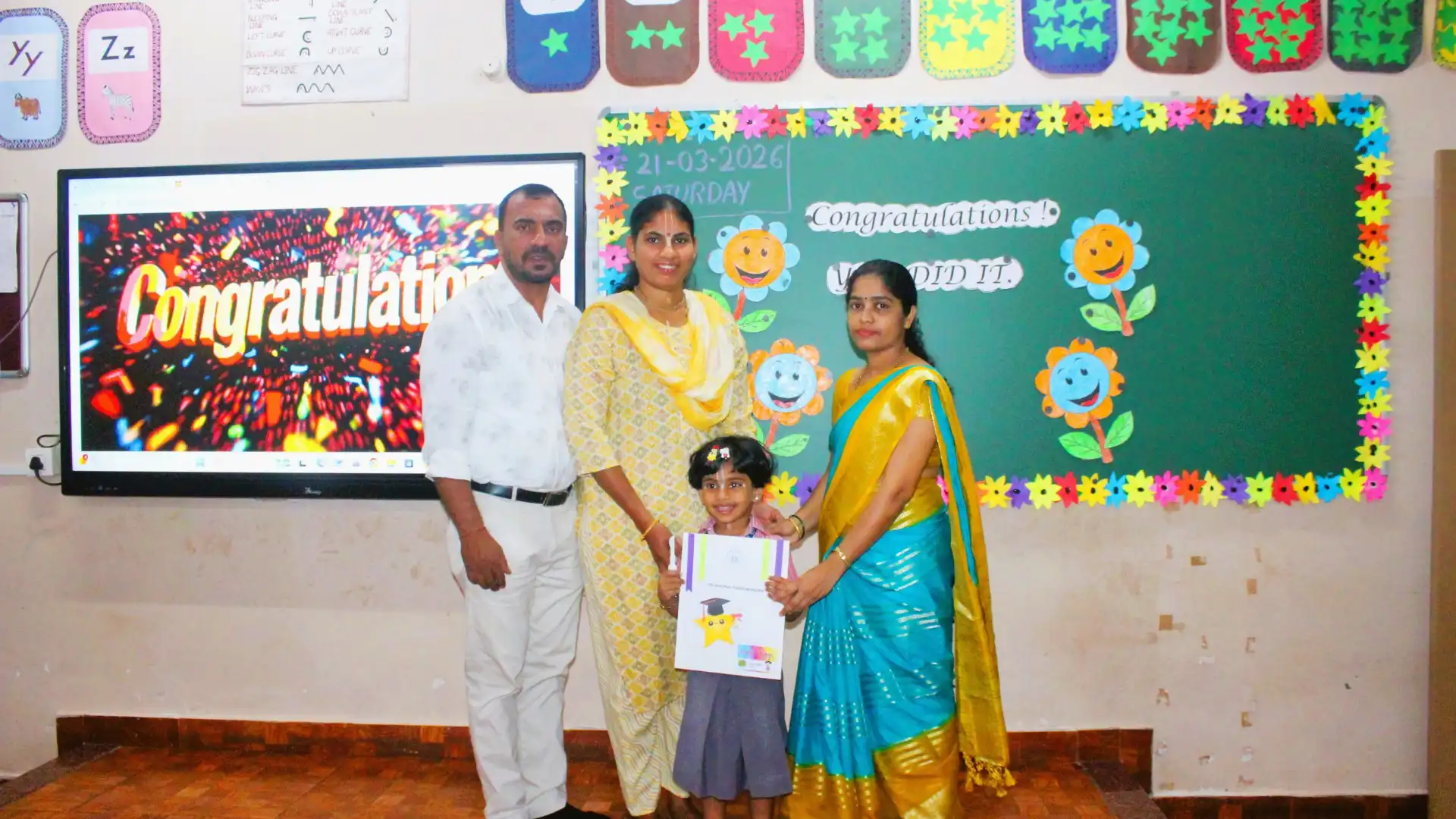 UKG Graduation Day 2026 and Merit Certificate Distribution at Vidyodaya Public School