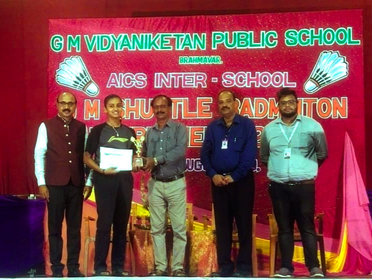 Winners AICS Shuttle Badminton Vidyodaya PLublic School Udupi