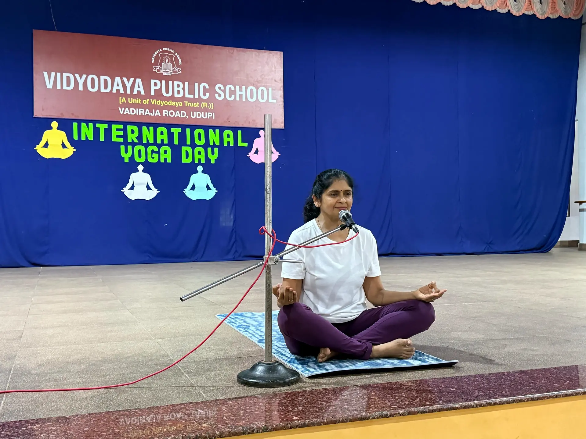 International Yoga Day celebration at Vidyodaya Public School