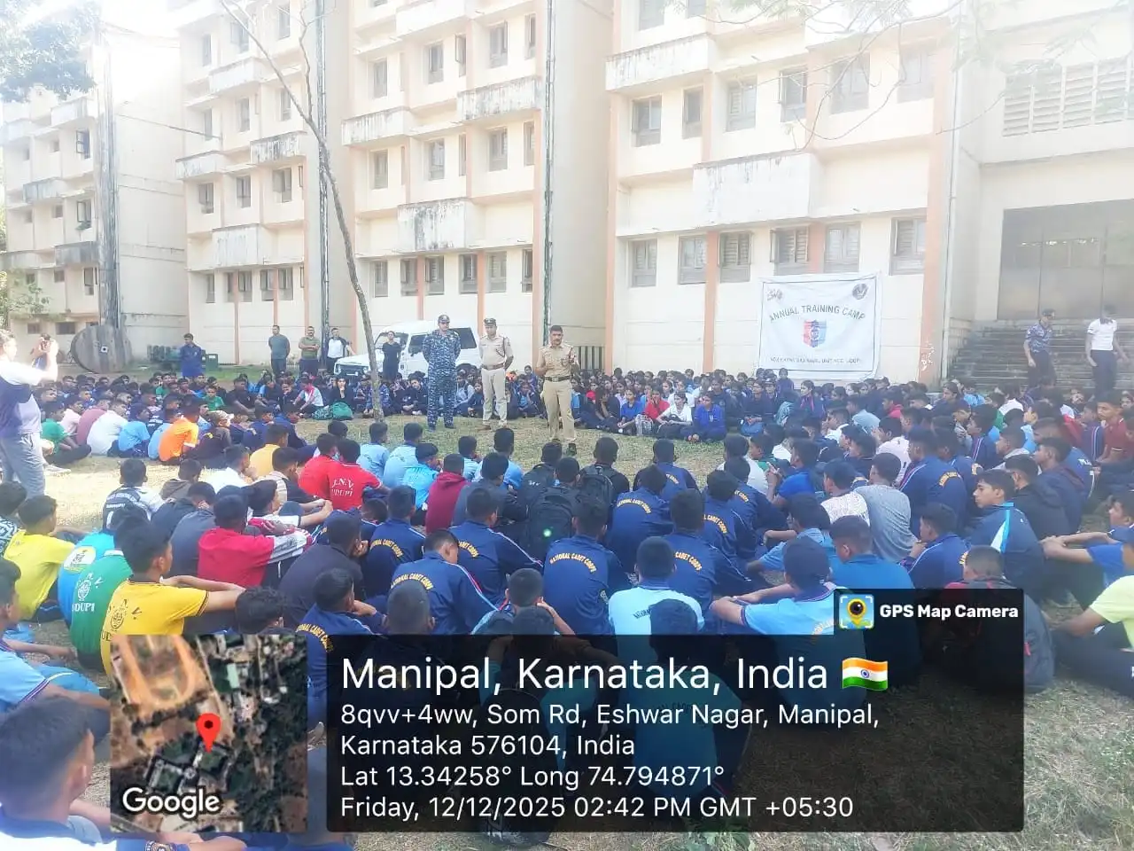 NCC cadets of Vidyodaya Public School at CATC Manipal