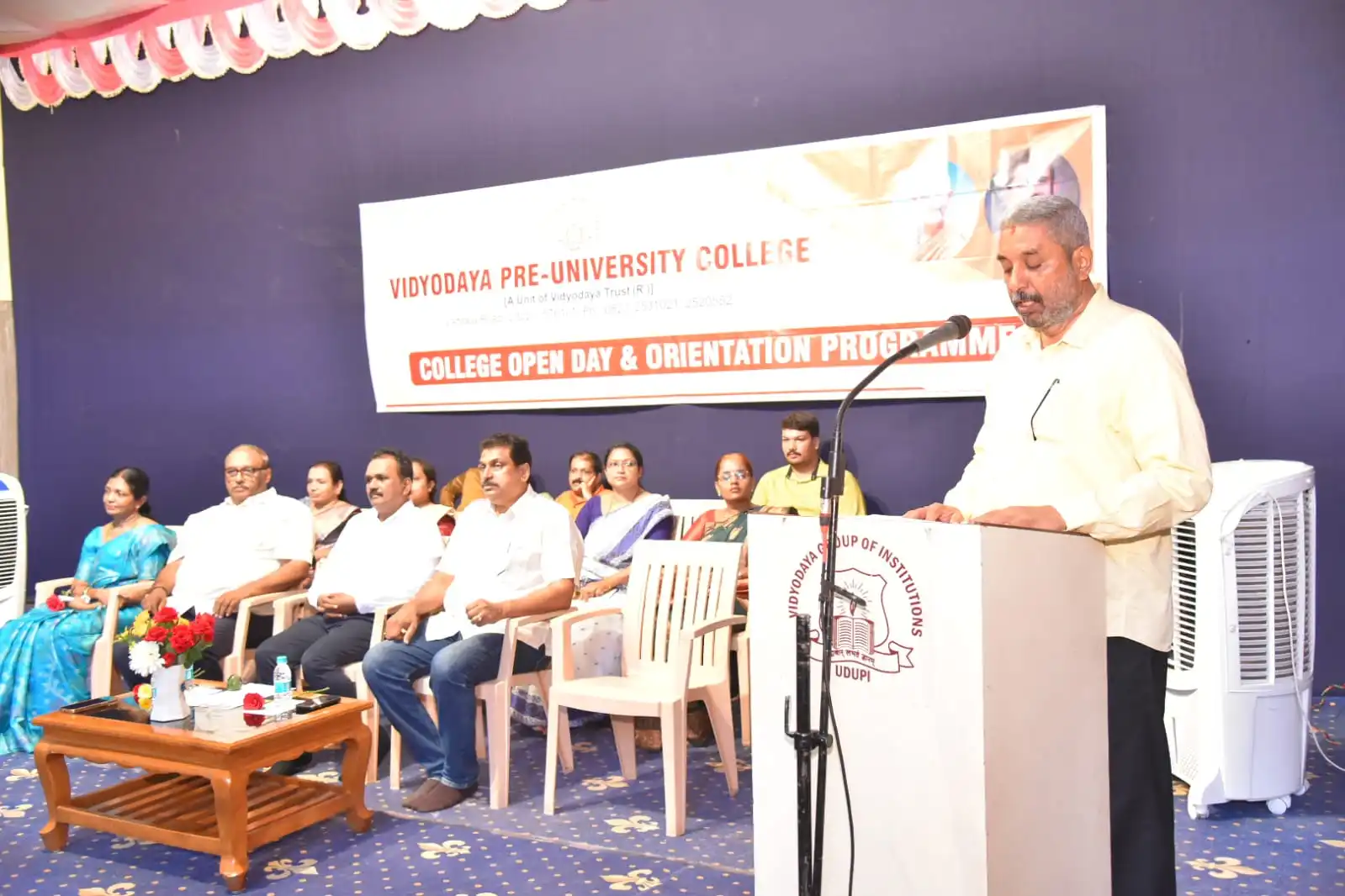 Vidyodaya P U College Udupi Orientation Programme for PUC Students