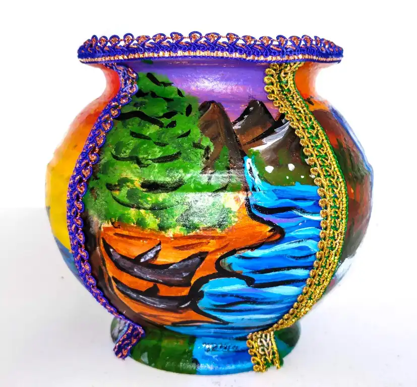 Pot Painting Competition 2025 Vidyodaya PU College Udupi