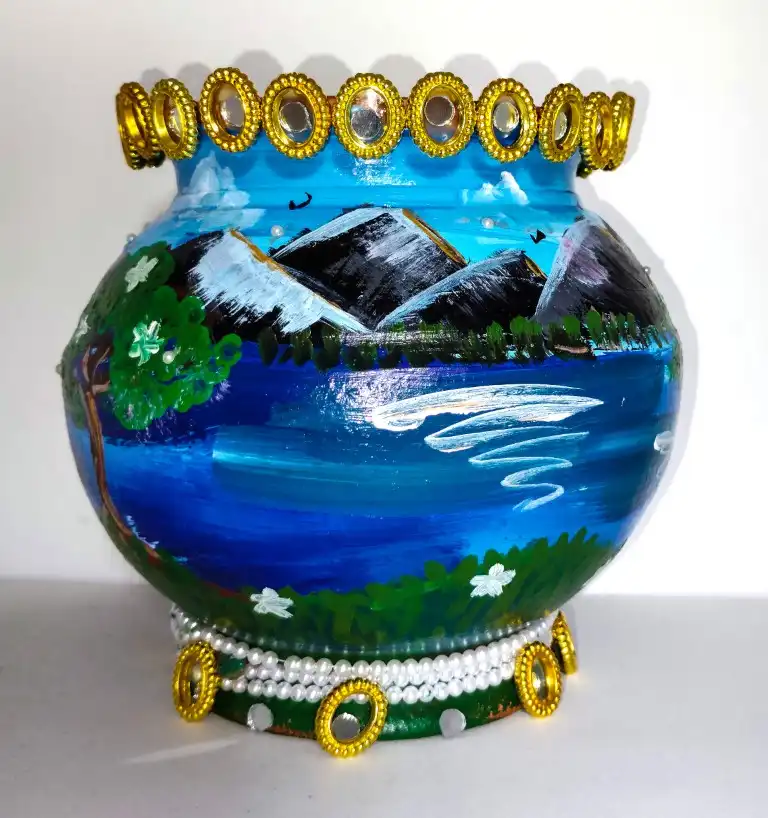 Pot Painting Competition 2025 Vidyodaya PU College Udupi