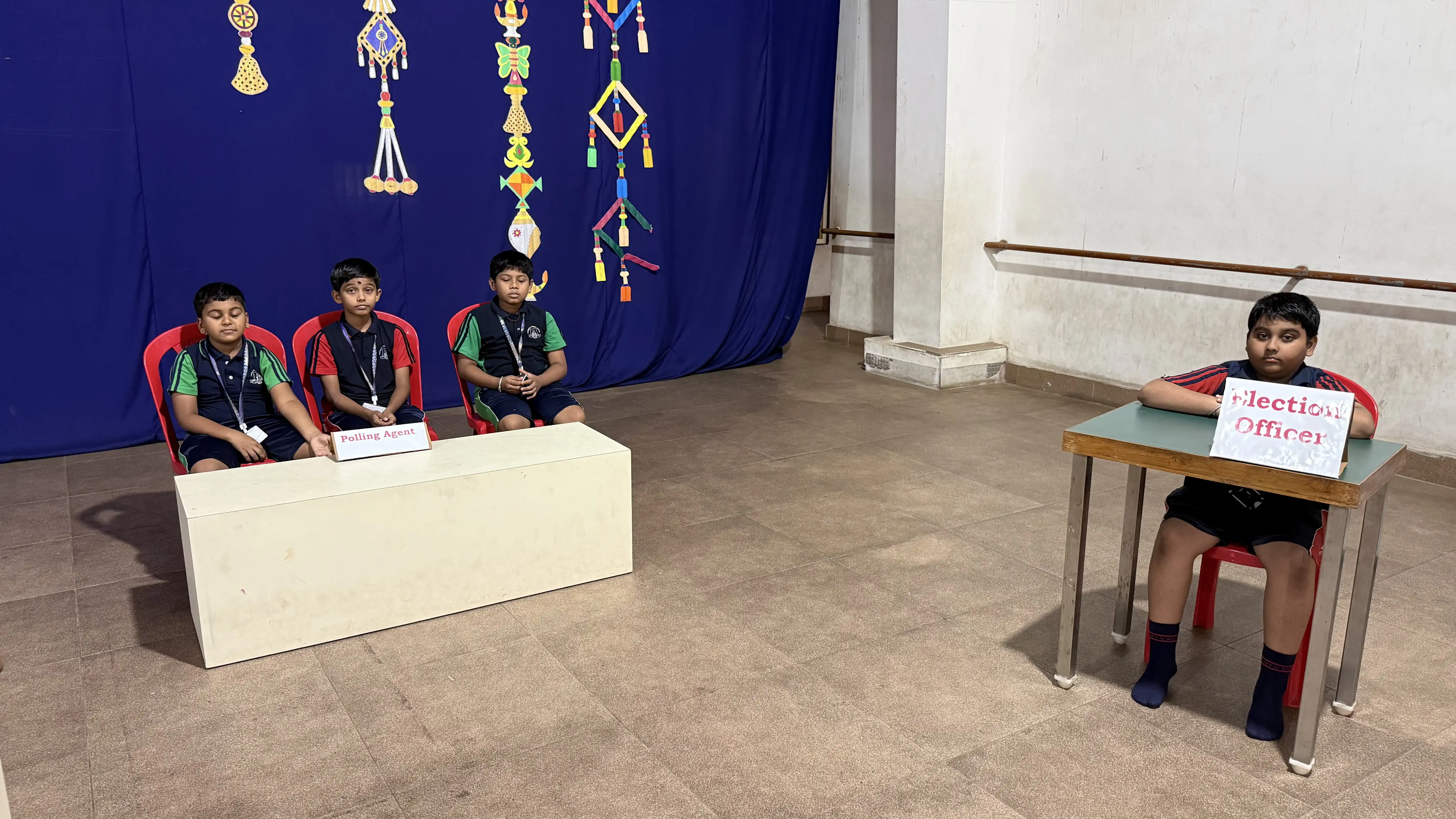 Vidyodaya Public School Election Activity Using Electronic Voting Machine