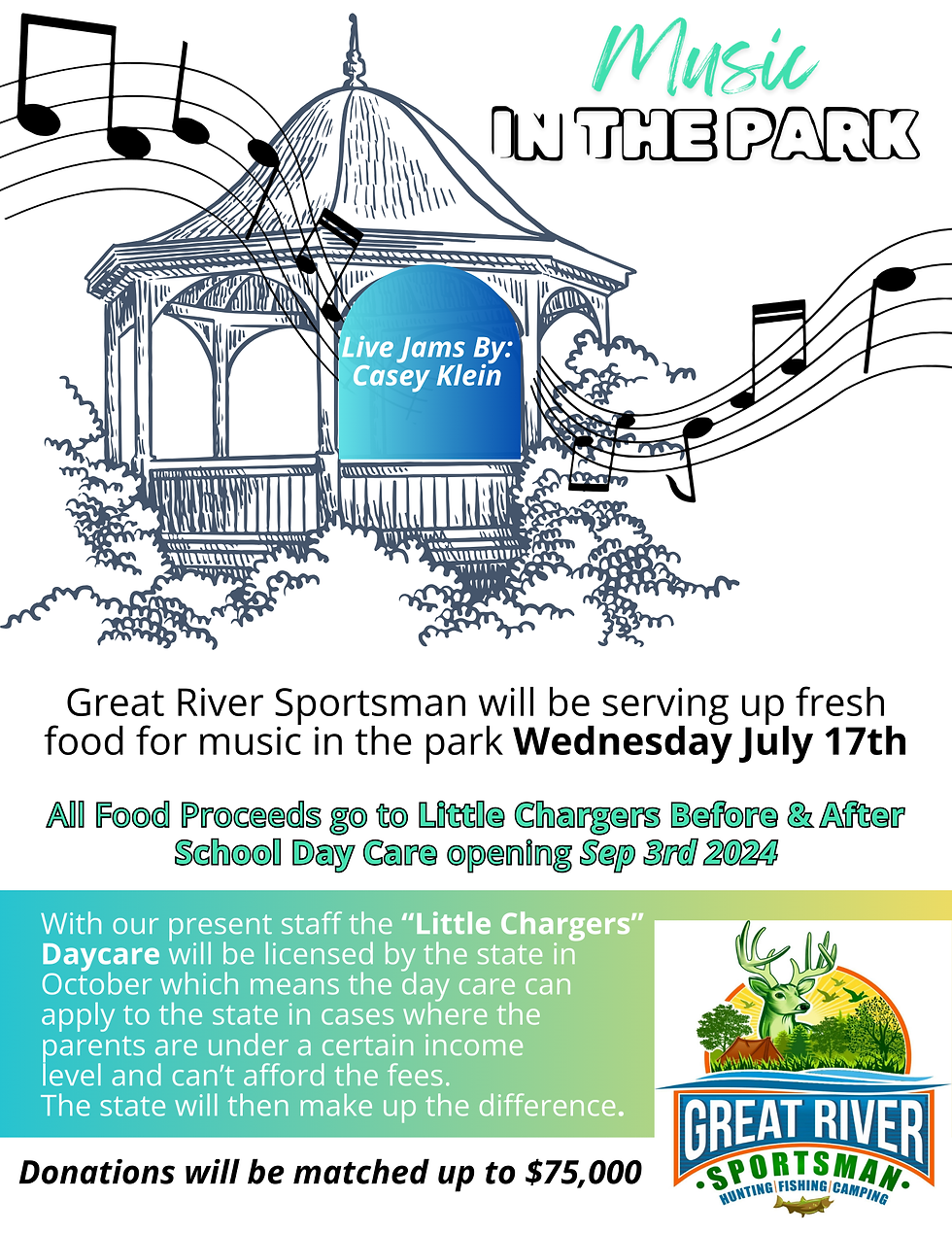 Fresh Meals for Music in the Park