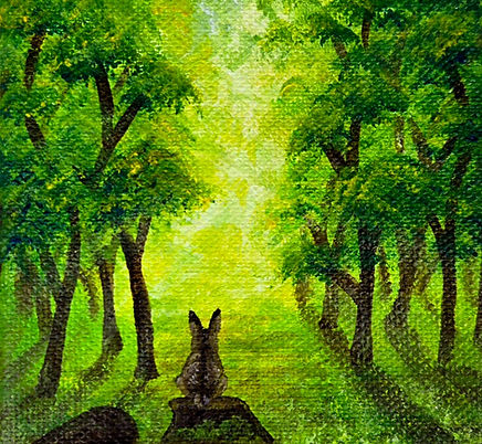 Acryl auf Mini-Leinwand