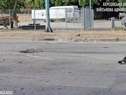 Российская армия в очередной раз с начала дня атаковала Херсон