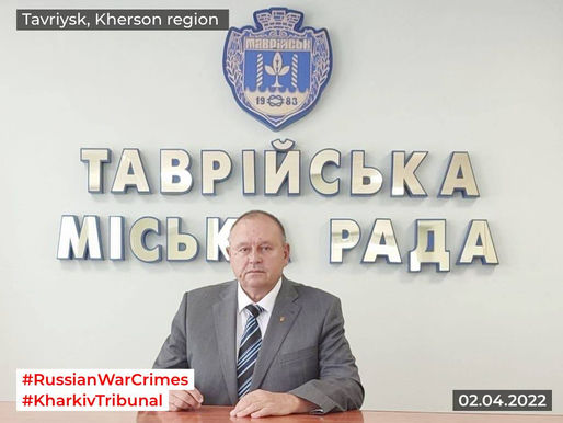 Россияне похитили мэра Таврийска Николая Ризака