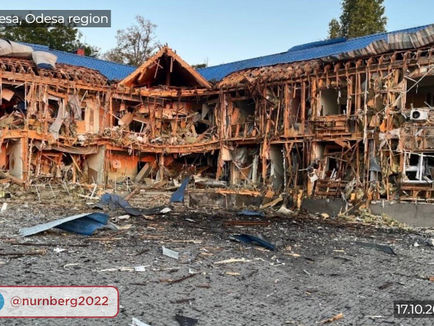 In Odesa, the wreckage of the downed "Shaheds" fell on the yacht club