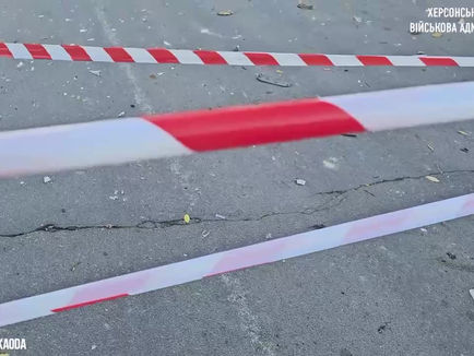 Yesterday after six in the evening Russian terrorists launched a missile strike