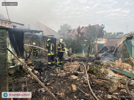 9 settlements in the Kiev region were damaged by Russian missile debris