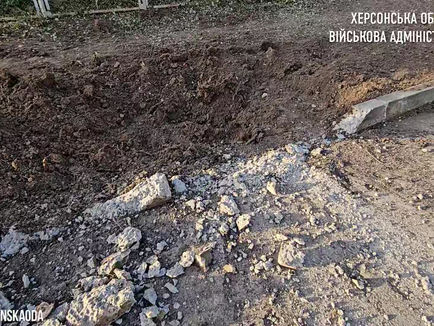 That night, the Russian army shelled the Ship district of Kherson