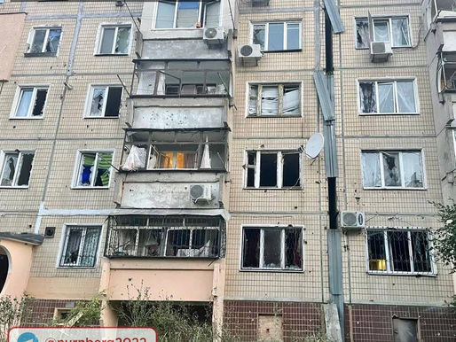 Российская армия обстреляла Никополь из "Градов": разрушены 11 многоэтажек и детсад