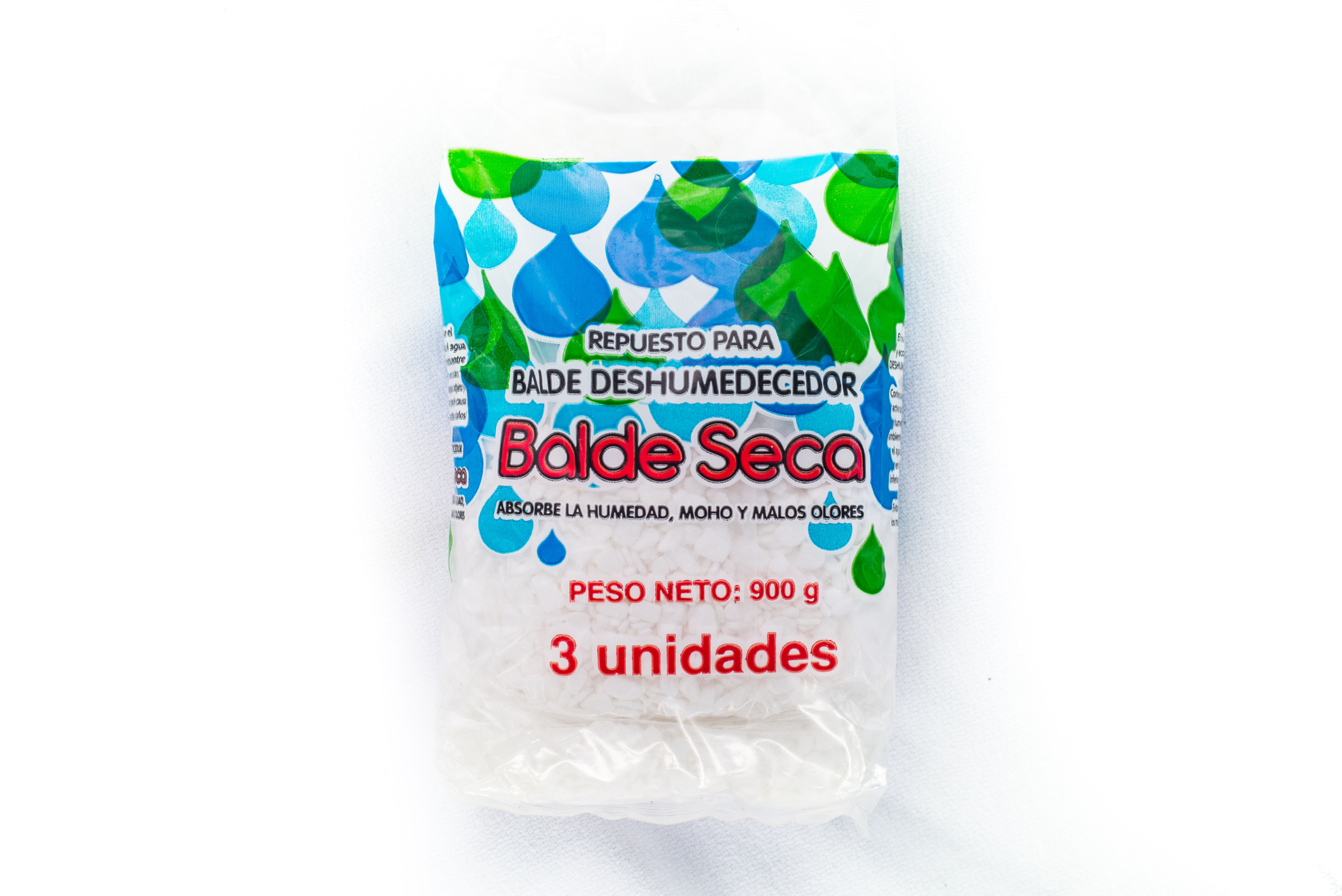 3Pack Balde Seca Repuesto 900 g