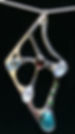 Cobweb Multi stone Pendant