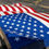 Thumbnail: Waving Wooden American Flag