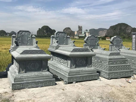 Mộ Đá Không Mái – Giải Pháp Tinh Tế Cho Công Trình Mộ Đá Truyền Thống